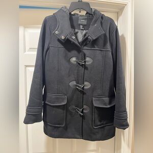 Forever 21 Black Utility Toggle Jacket